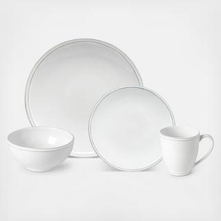 Friso 4-Piece Place Setting with Cereal Bowl and Mug, Service for 1
