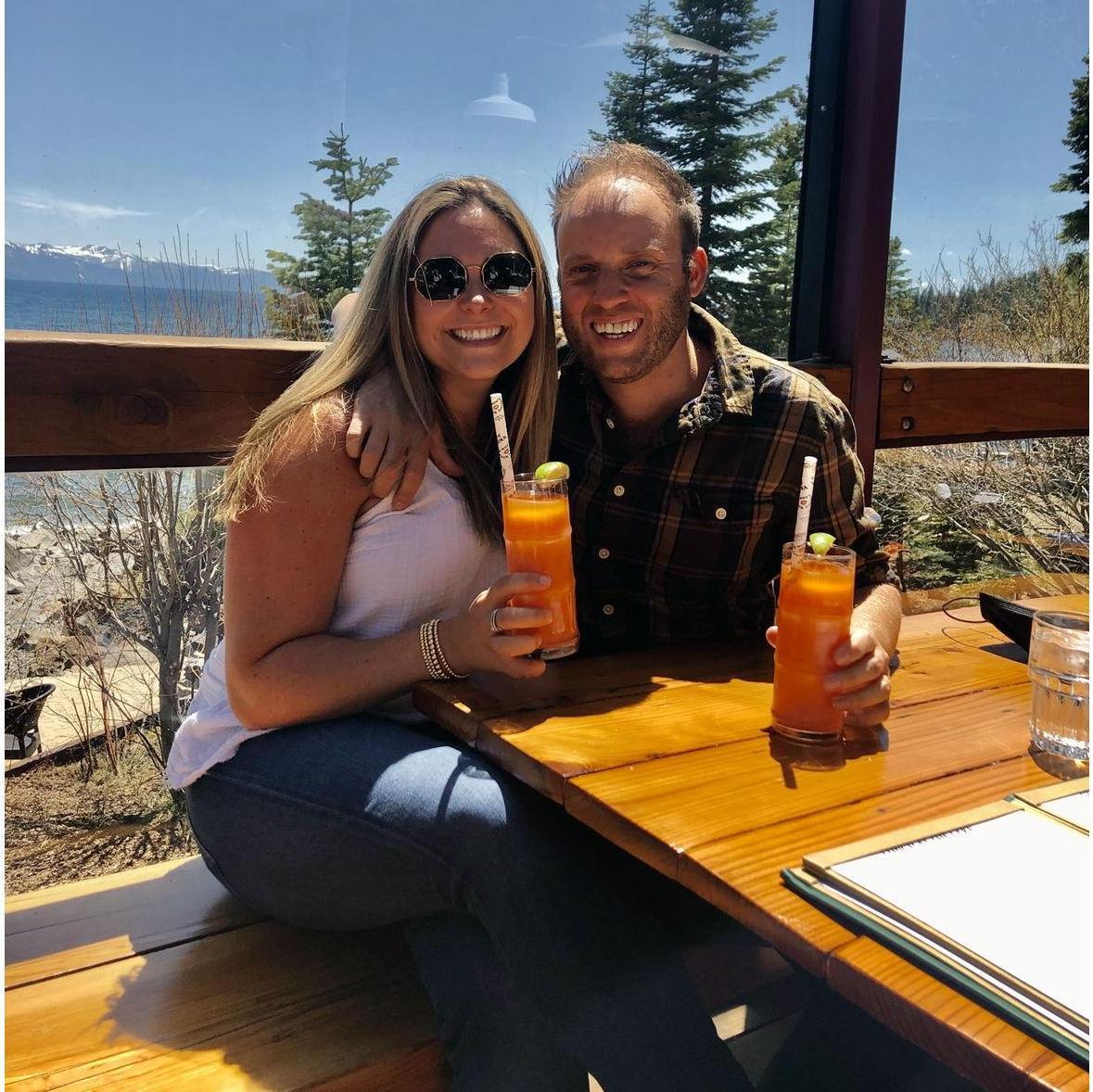MAY 2021. LAKE TAHOE. DUSTIN'S FIRST WET-WOODY AT GARWOODS.