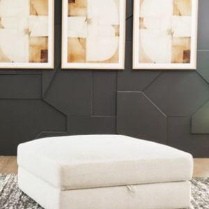 Performance Fabric Ottoman with Storage