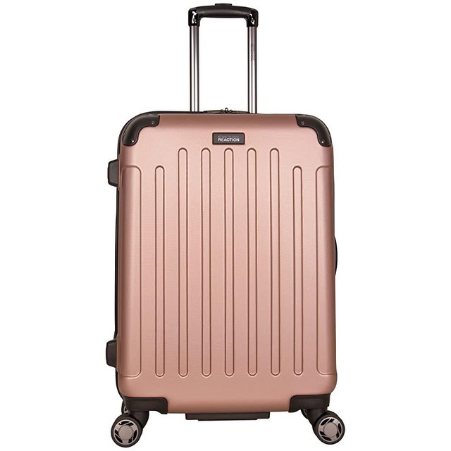 Kenneth Cole Reaction Renegade 24" ABS Expandable 8-Wheel Upright, Rose Gold, inch Checked