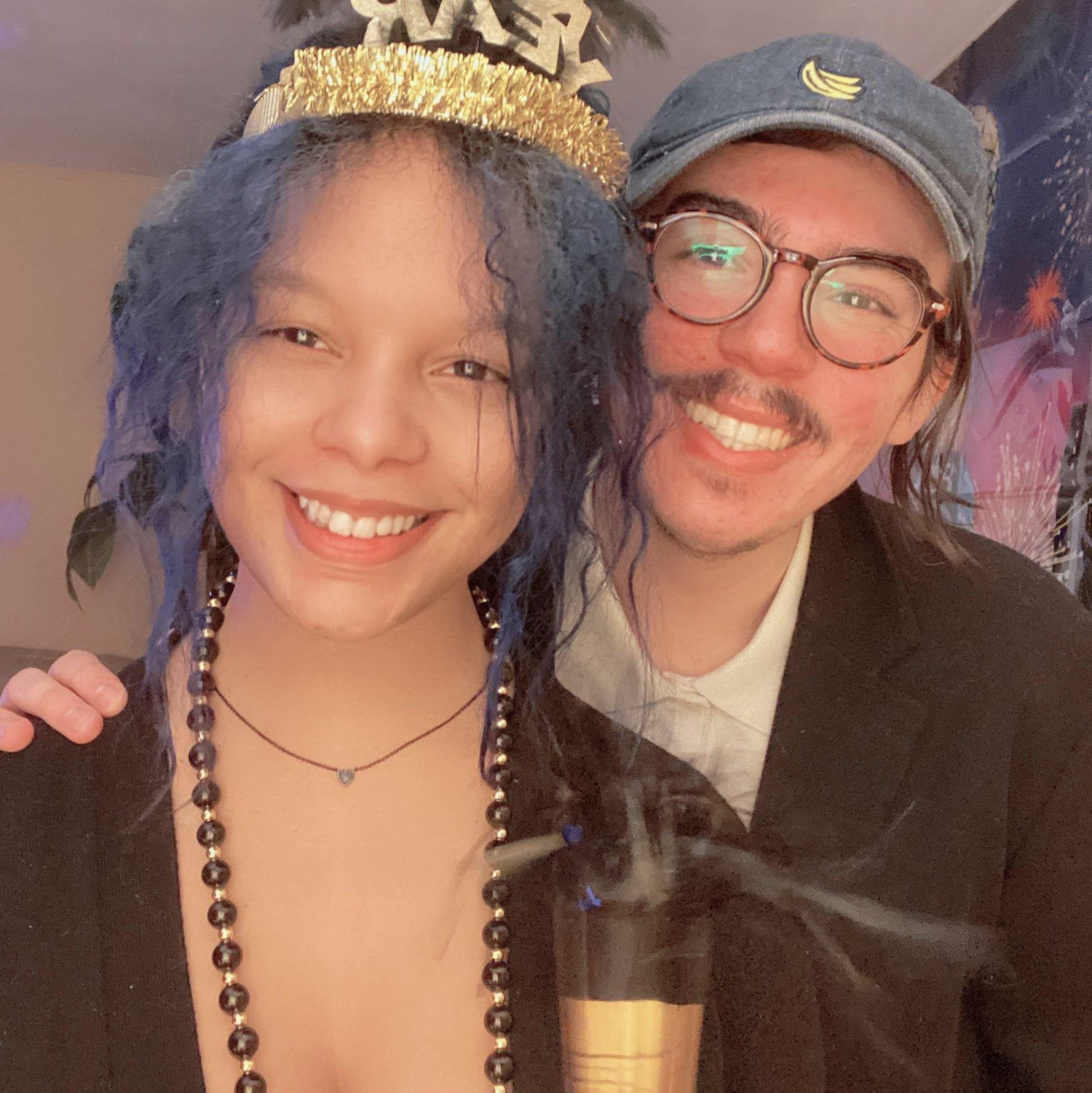 We spend every holiday together! This is New Year 2021.