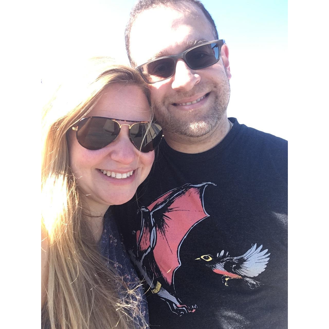 Sunken Meadow, little did we know we would get engaged here one day!