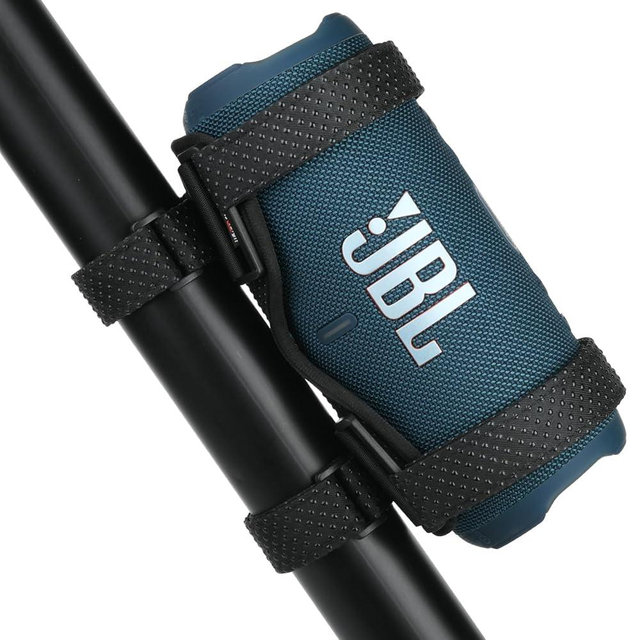 TXEsign Portable Speaker Mount for Bike/Golf Cart/Boat Railing, Adjustable Strap Bike Speaker Holder Attachment for JBL Charge 5/Charge 6/Flip 5/Flip 6/UE Boom 3/Wingman View Golf