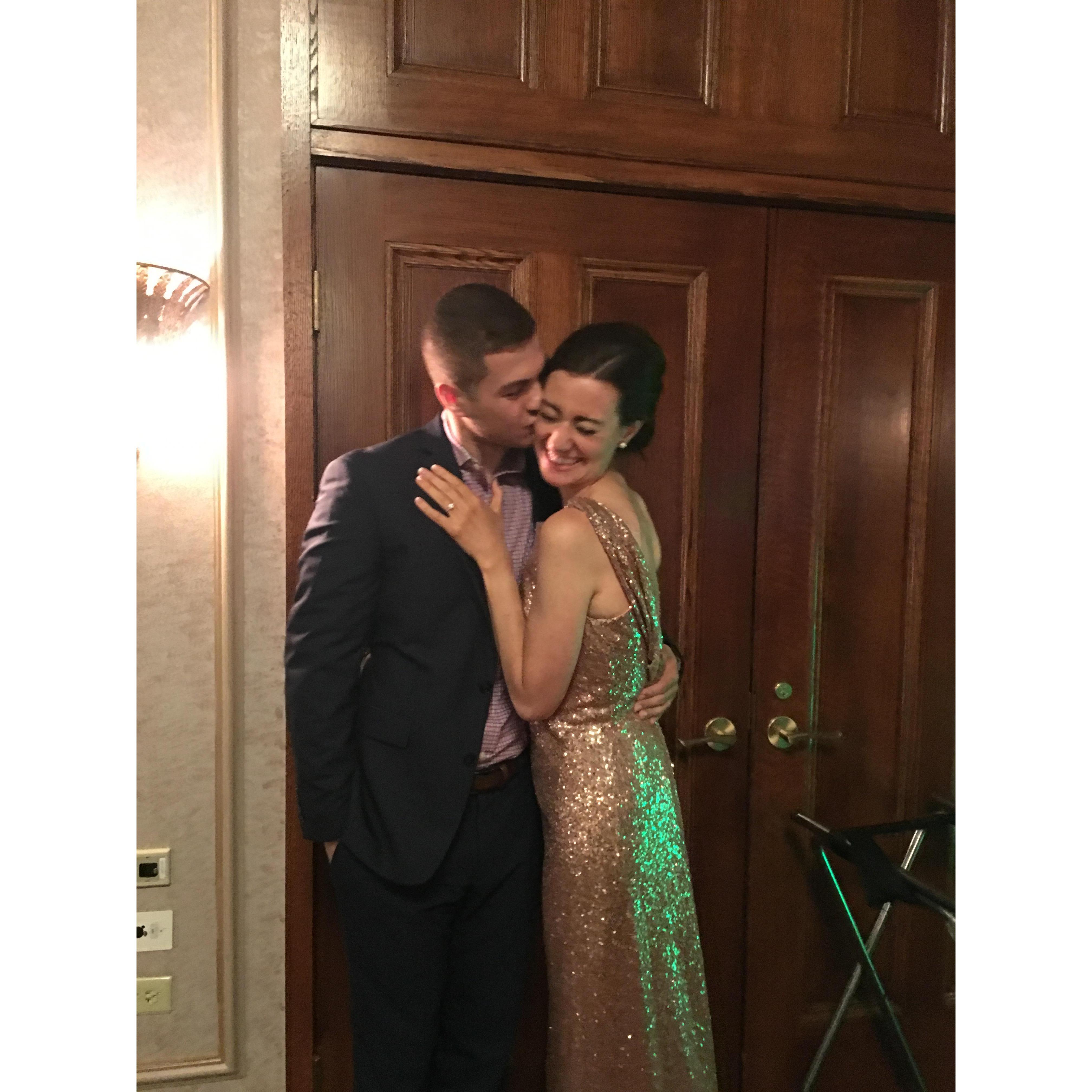Enjoying celebrating the wedding of Jamie and Scott