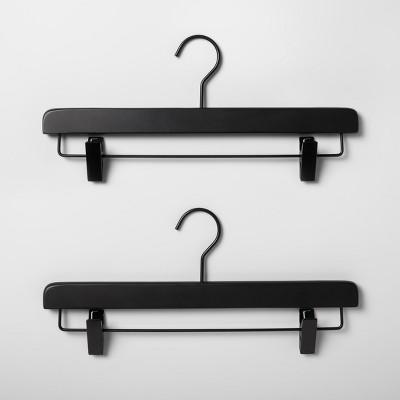2pk Wood Pants Hanger Black - Made By Design™