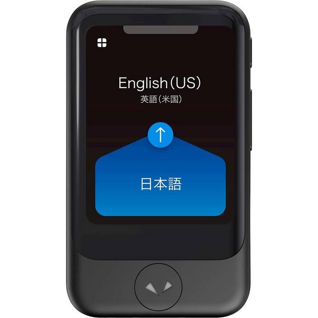 Sourcenext - Pocketalk S Voice Translator - Black