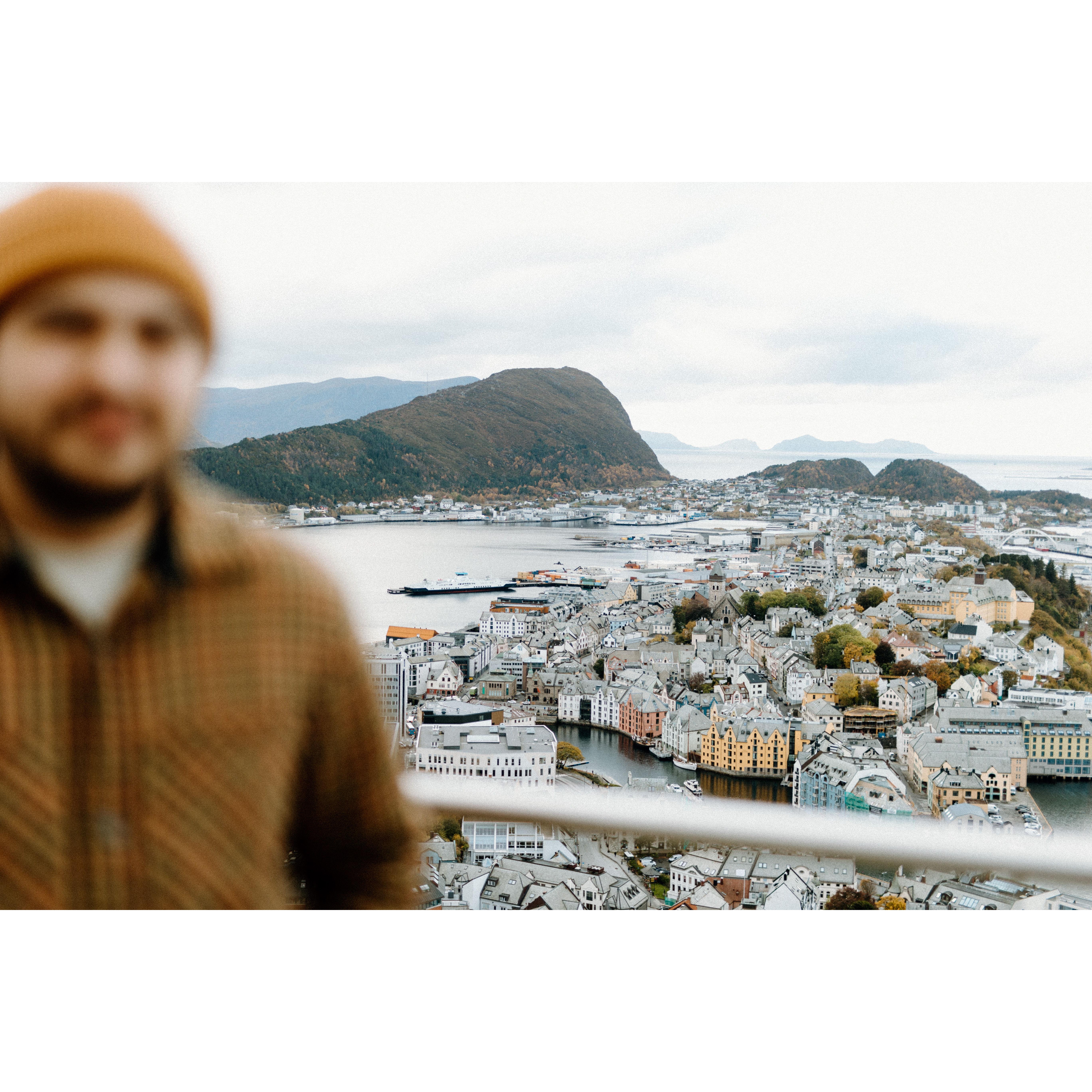 Ivan's first time experiencing ålesund, where Carly first fell in love with Norway