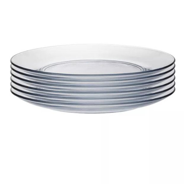 Duralex Dessert Lys Plates with a Polishing Cloth