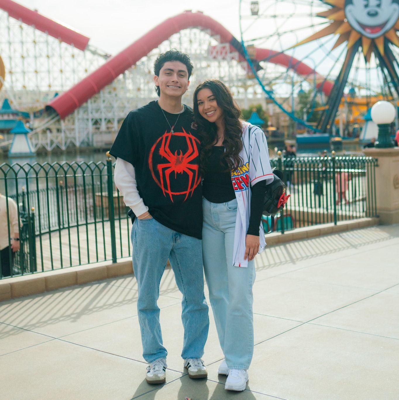 Disney on Dez's birthday (David surprised her with a Disney pass)