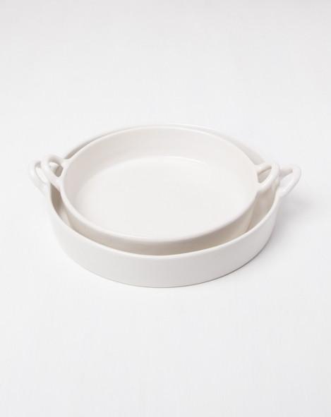 SET OF 2 CASSEROLE DISHES