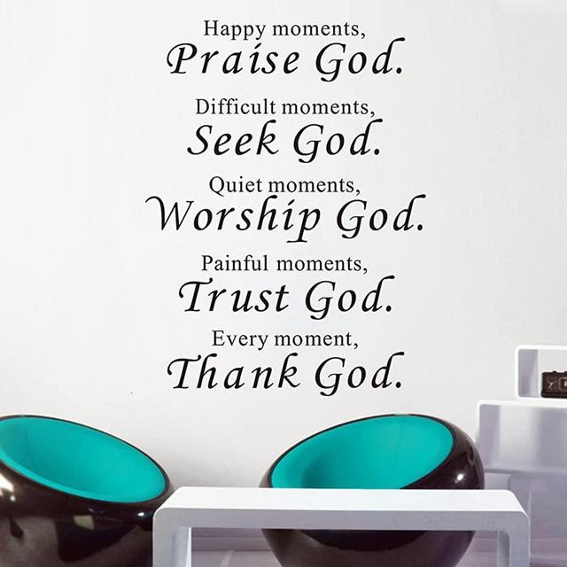 Wall Decals Quotes, Happy Moment, Living Room Decor Decorations, Verse Inspirational Sayings, Family Inspirational Wall Stickers, Suitable for Entryway Baby Dining Room, Art Home Decor Decoration