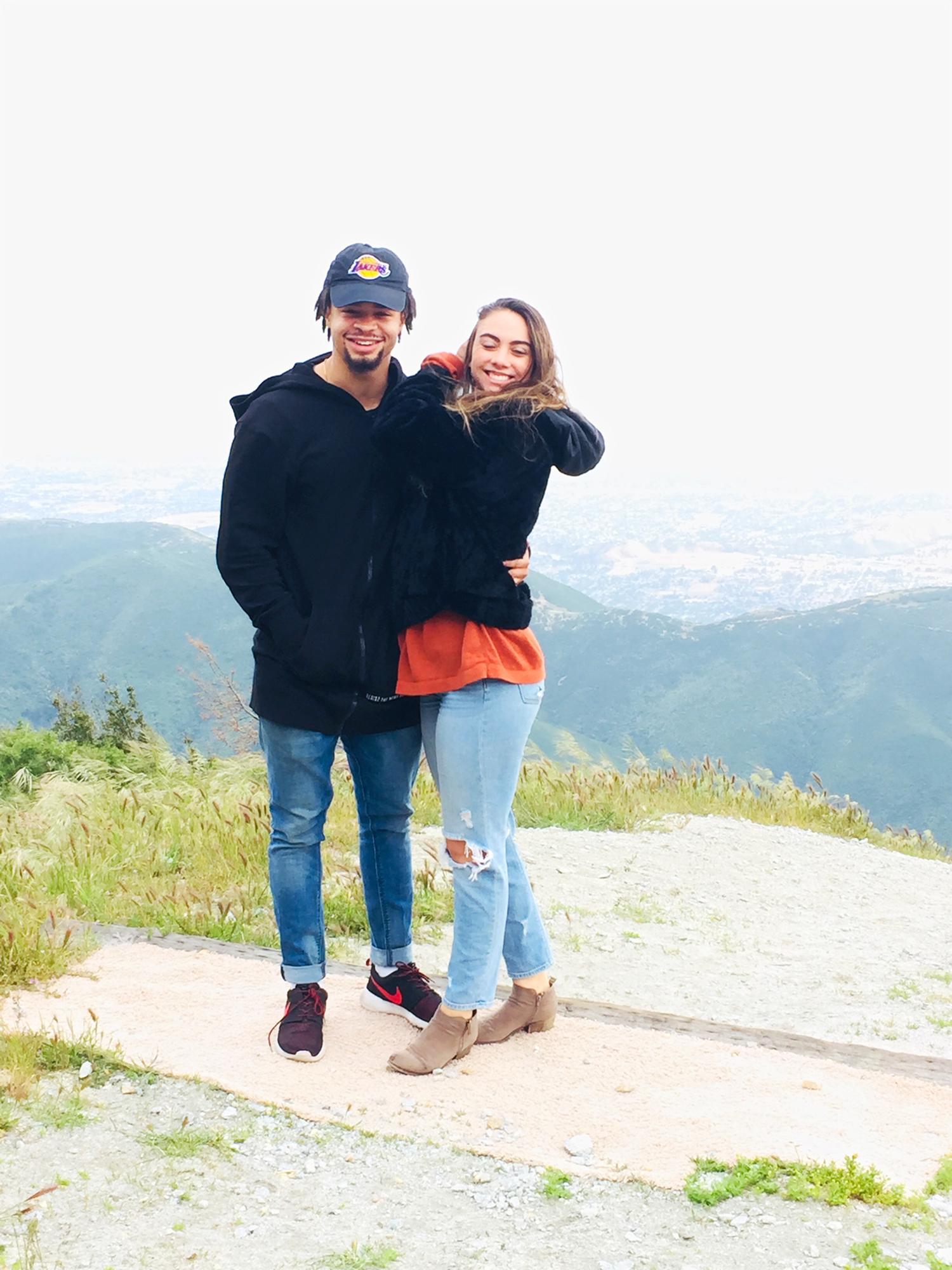 Visiting family in the mountains
