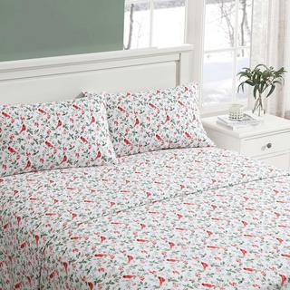 Cotton Flannel 4-Piece Sheet Set