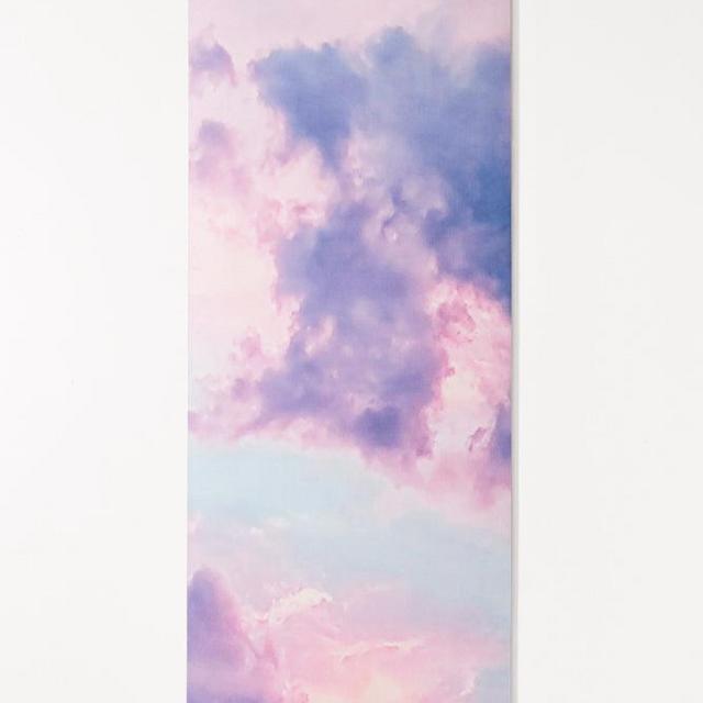 Vegan Suede Yoga Mat - Heart in the Clouds