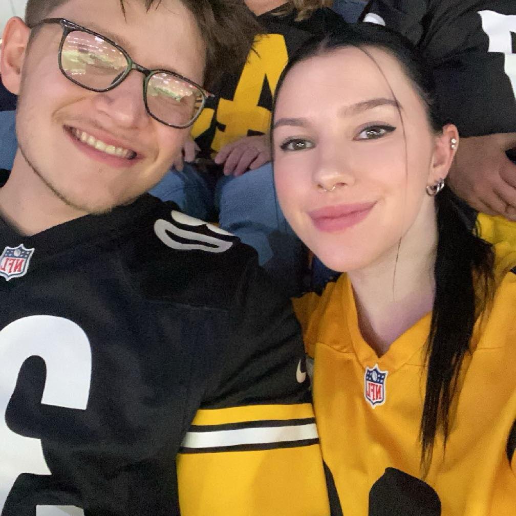 Our first Steelers game together!