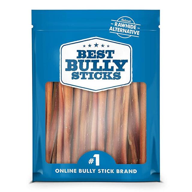 Best Bully Stick Odor-Free Angus 6-inch Bully Sticks (20 Pack) - Made of All-Natural, Free-Range, Grass-Fed Angus Beef - Hand-Inspected and Approved