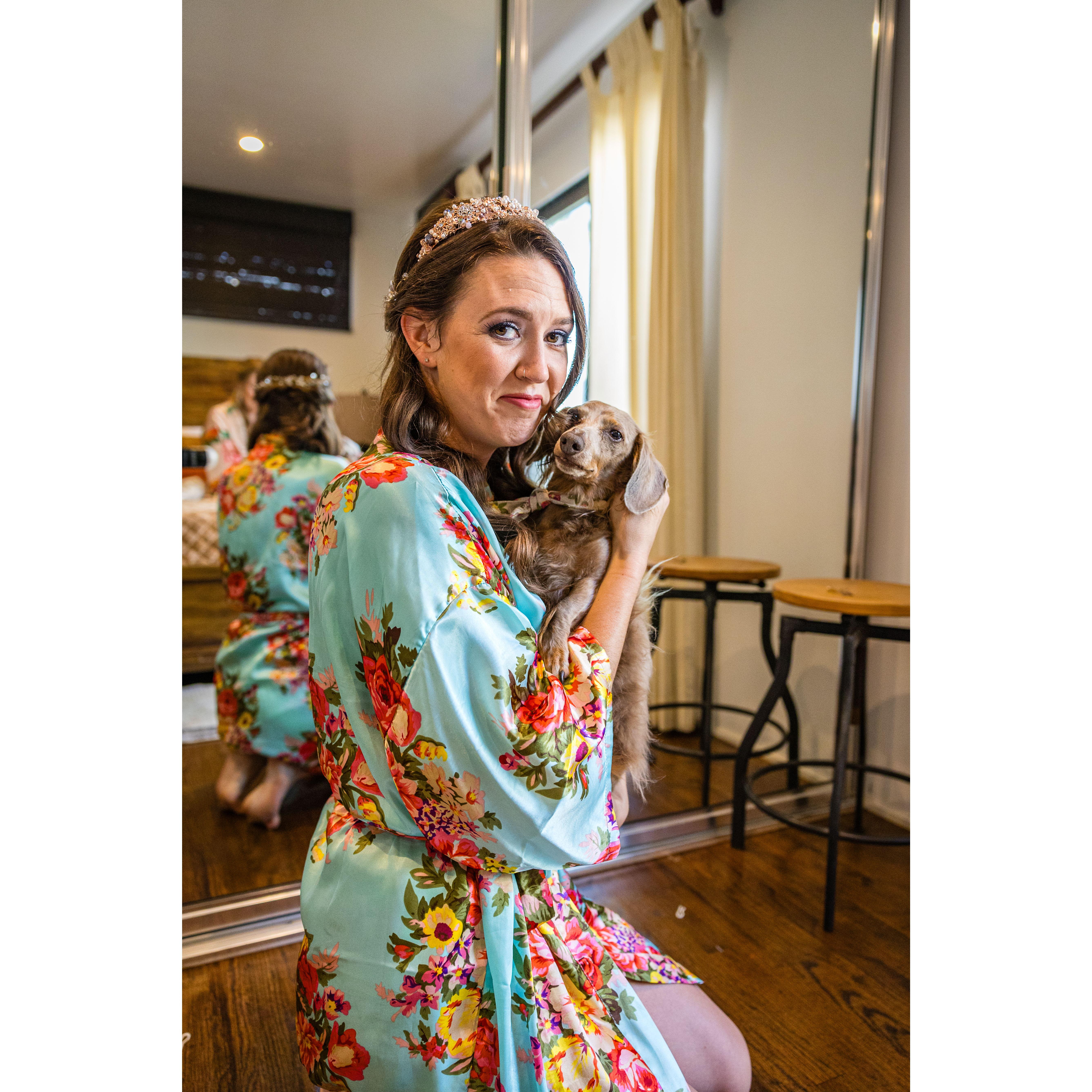 Reuben has been delivered ahead of the ceremony!