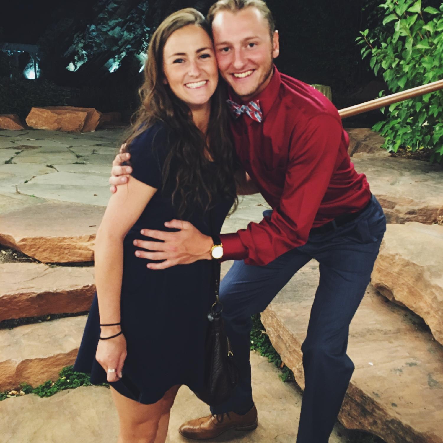 First “official” date at the Davis’ wedding. September 2016.