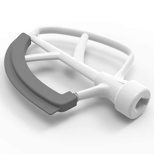 5 Quart Flex Edge Beater for KitchenAid 5QT Bowl-lift Stand Mixer Accessory Replacement Paddle Compatible with KitchenAid Mixer Attachments with Silicone Edge Bowl Scraper