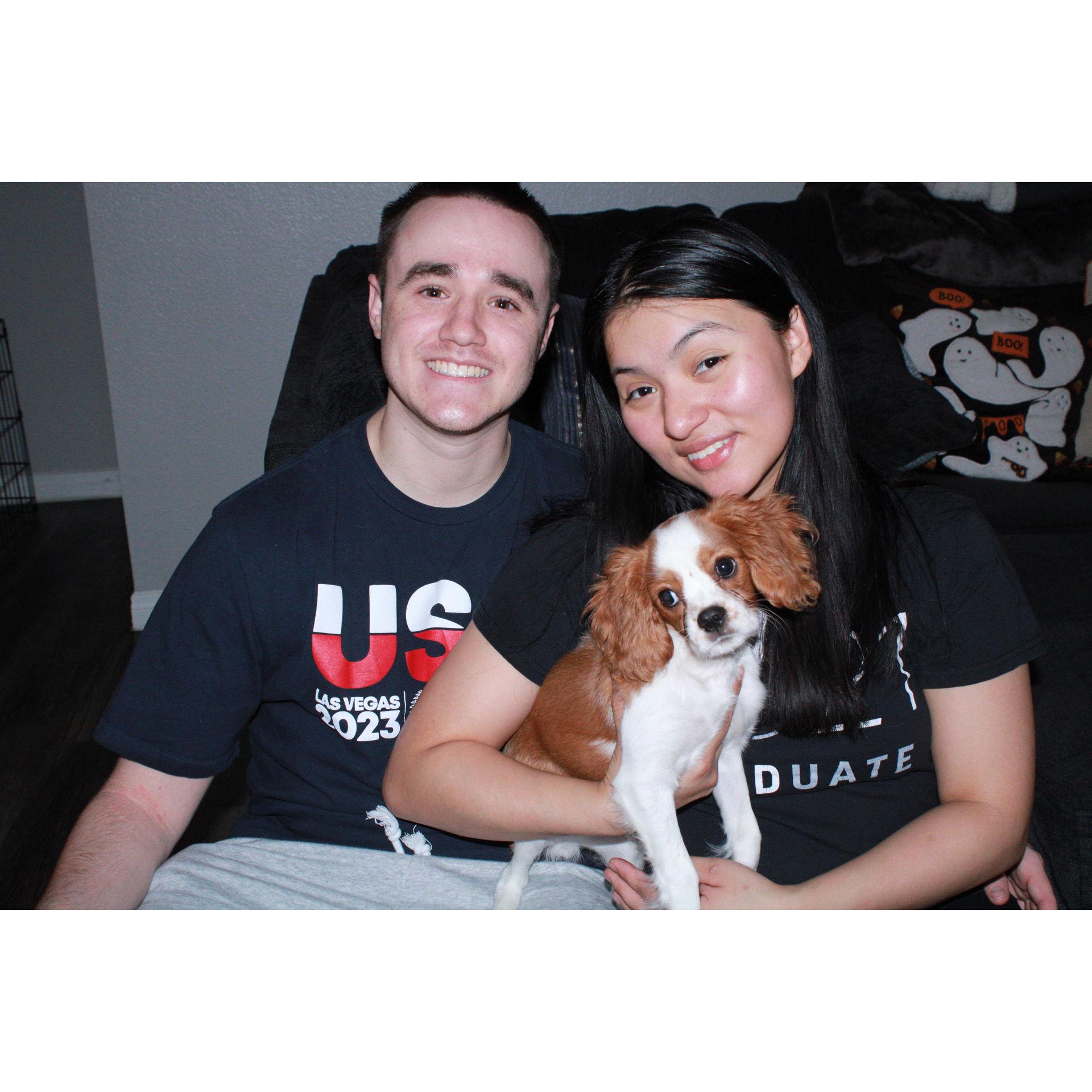 When we first got our baby Caviar!