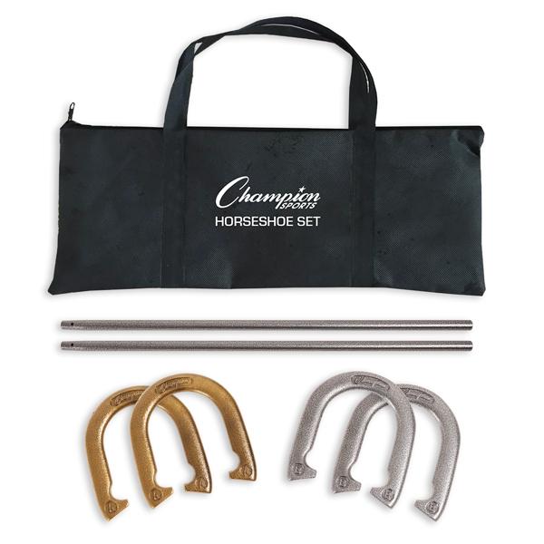 Champion Sports Steel Horseshoe Set