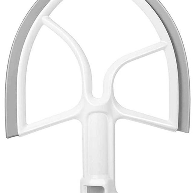 5QT Flex Edge Beater for KitchenAid Bowl-Lift Stand Mixer,5 Quart Flat Beater Paddle Replacement Asseccories Attachments with Flexible Silicone Edge Bowl Scraper