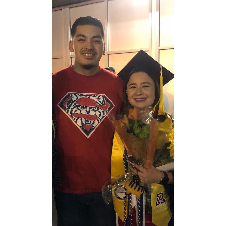 Isabella's undergrad graduation