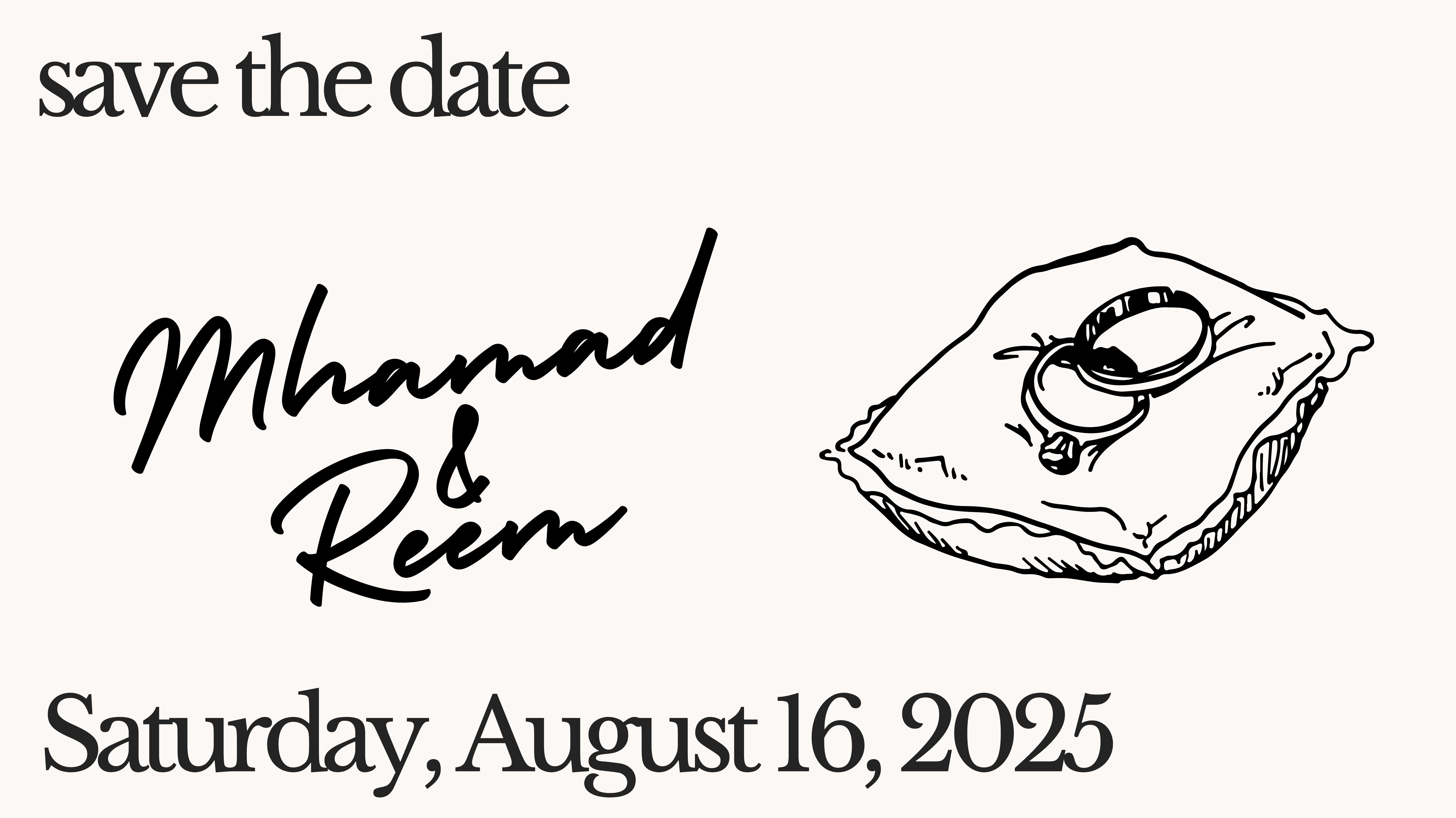 The Wedding Website of Reem Wahab and Mhamad Saleh