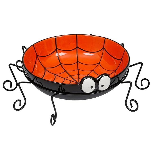 DII Halloween Accessories Party Décor, 14.7x13.5x6.3, Spider Candy Dish