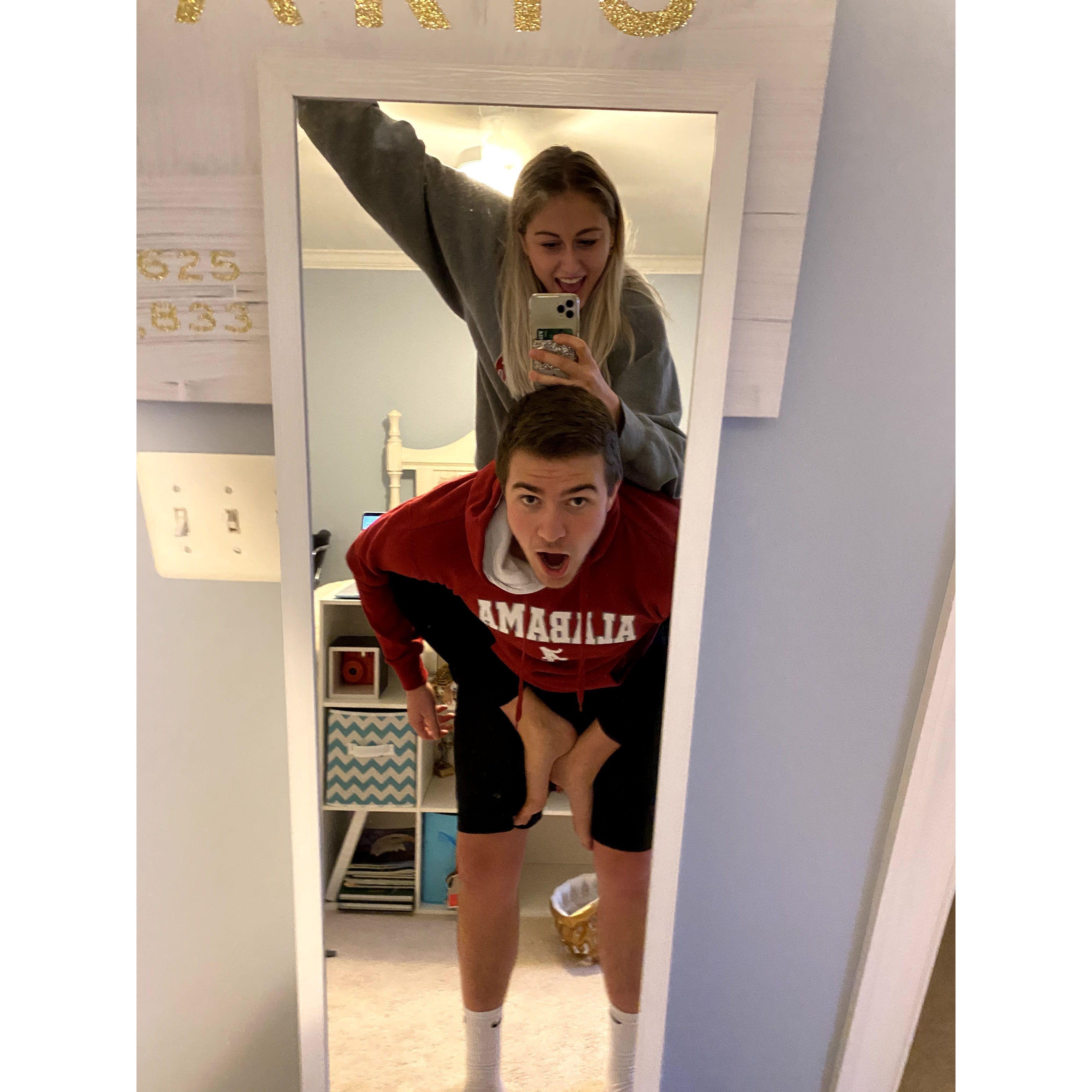 BTS of us in quarantine in March of 2020