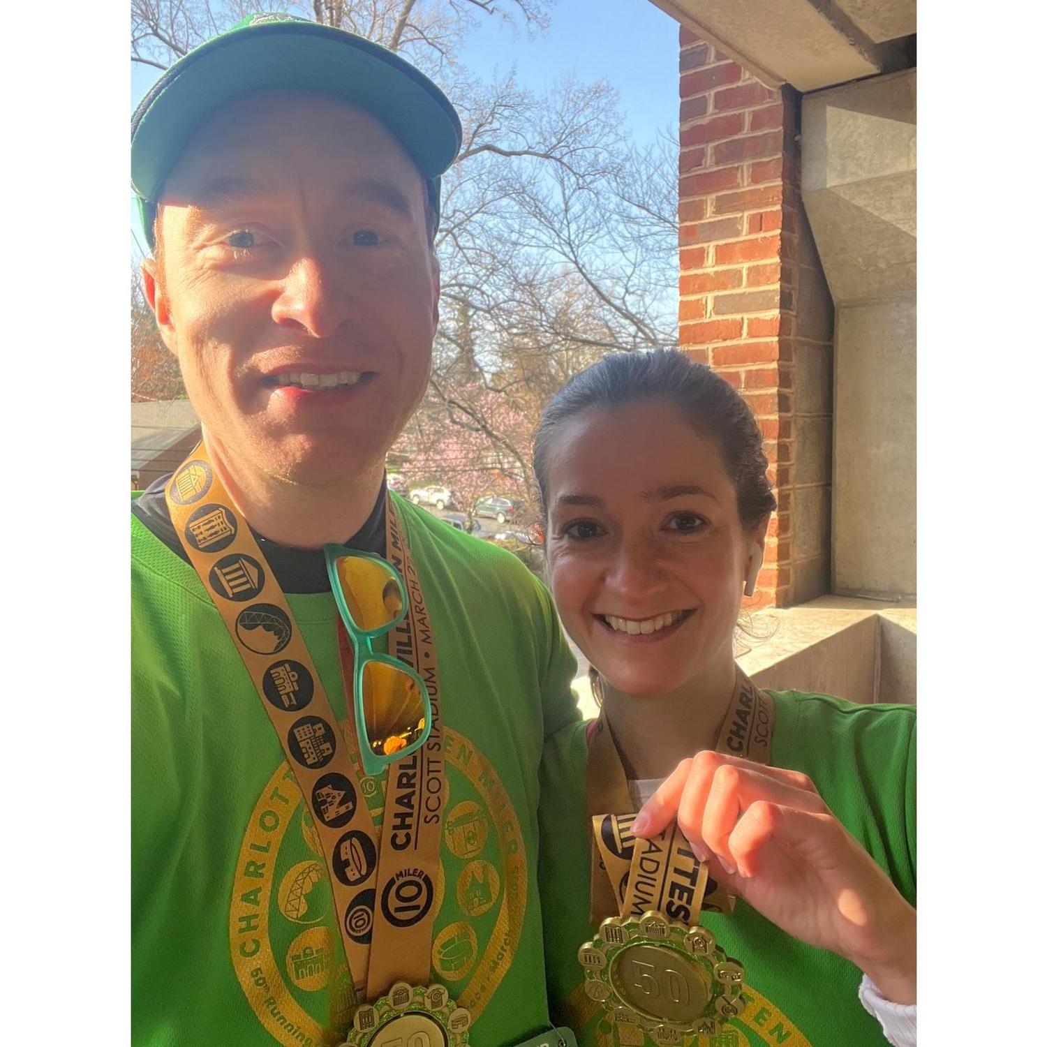 We survived. 
2025 Cville 10-miler