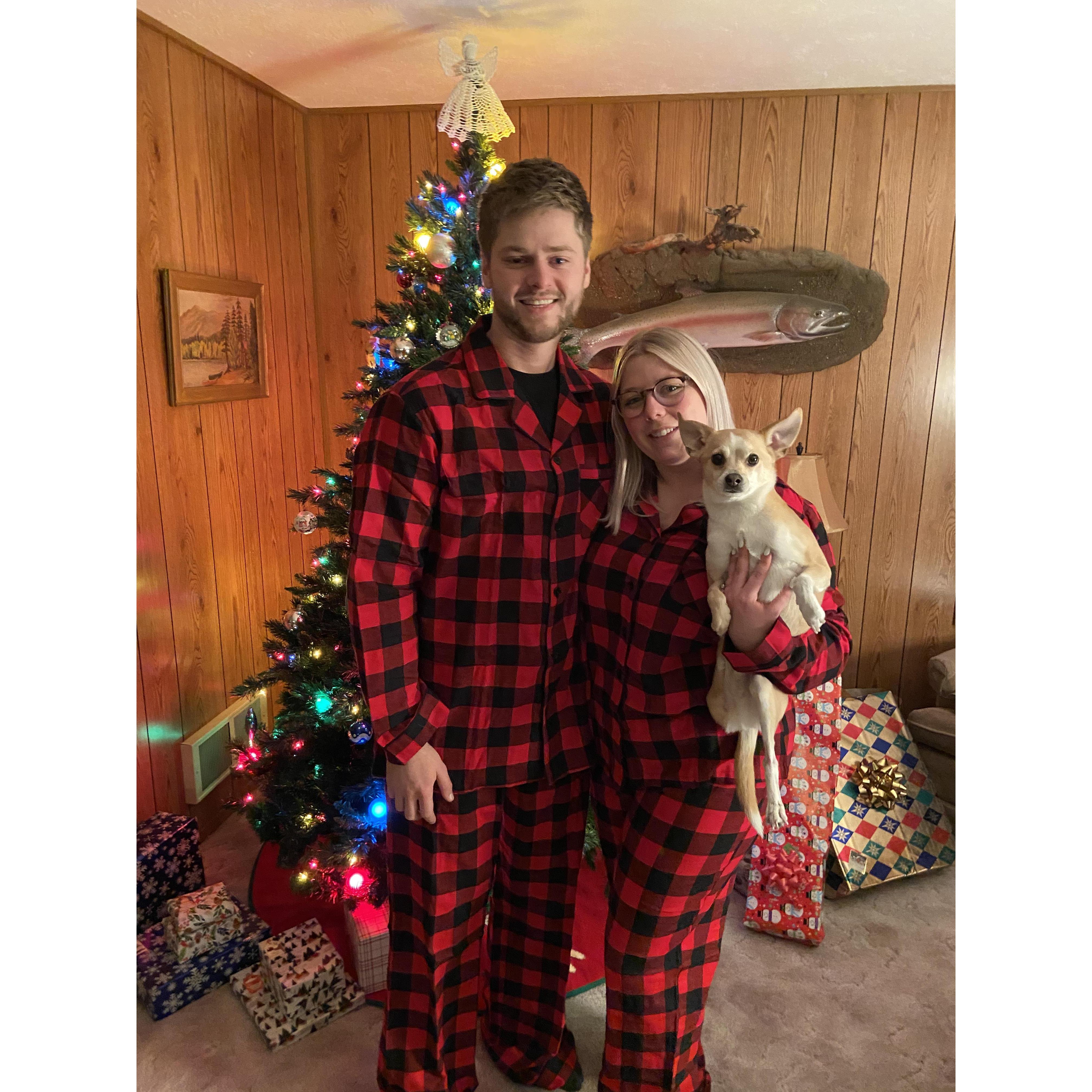Annual Christmas pajama photo, 2020.