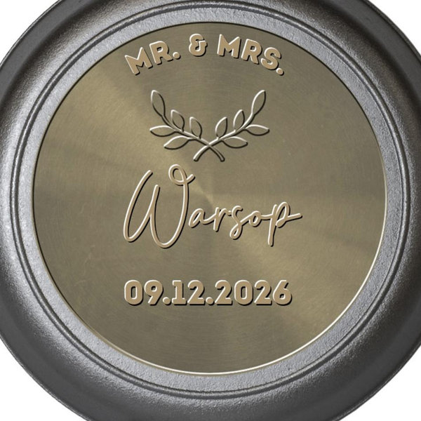 Custom Engraved Milestone Skillet