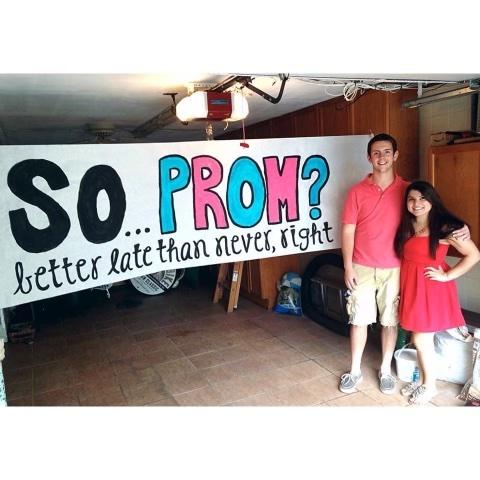 June 2014 - Promposal Senior Year
