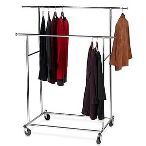 Dual Bar Adjustable Garment Rack