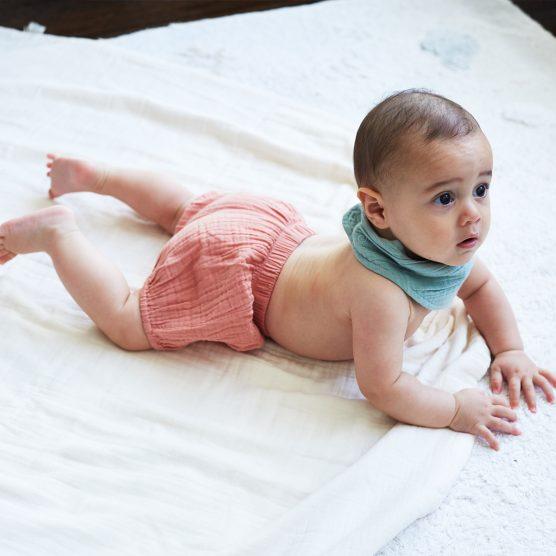 HART + LAND Baby/Toddler Organic Solid Muslin Bloomer