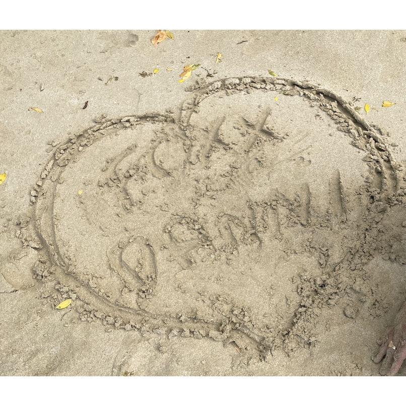 Our favorite pastime is going to the beach together!