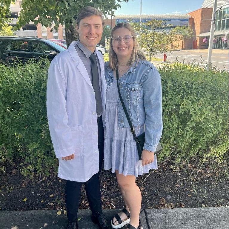 August 2022 - Jacob's White Coat Ceremony, Syracuse, NY