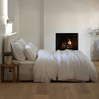 European Flax Linen Fitted Sheet
