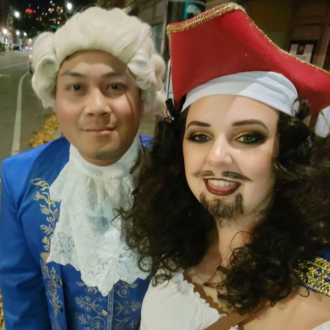 Captain Morgan & George Washington, Halloween - 2023
