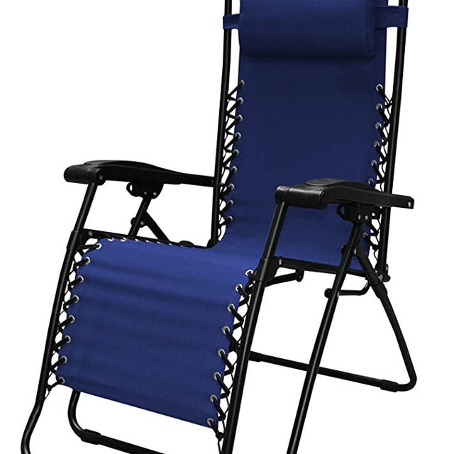 Caravan Sports Infinity Zero Gravity Chair, Blue, 1-Pack