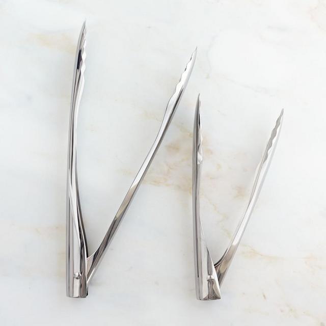Williams Sonoma Signature Stainless Steel 9" Tongs