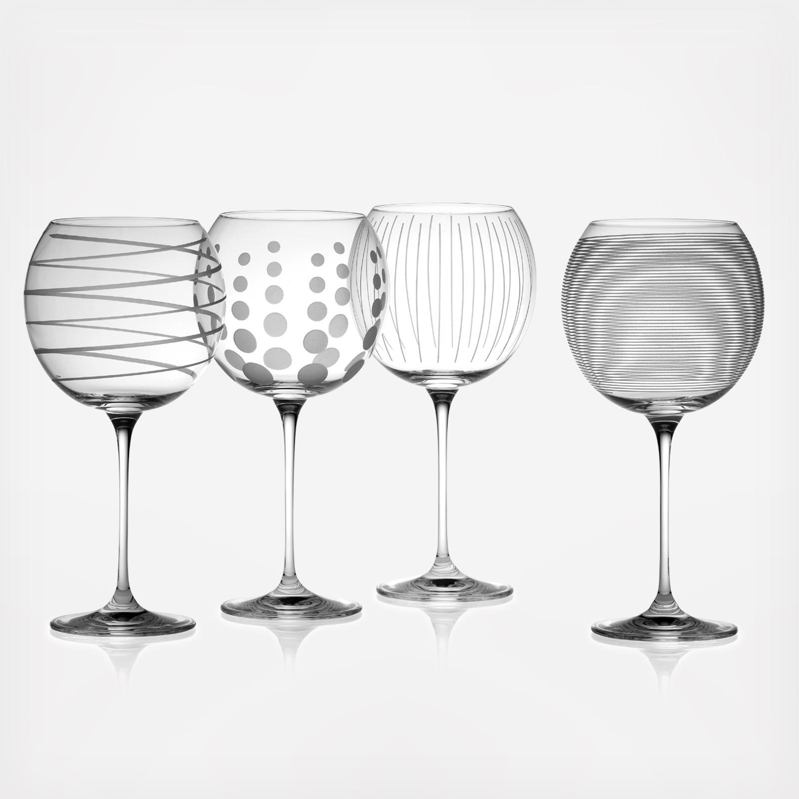 Mikasa Cora 13 oz. White Wine Glasses, Set of 4