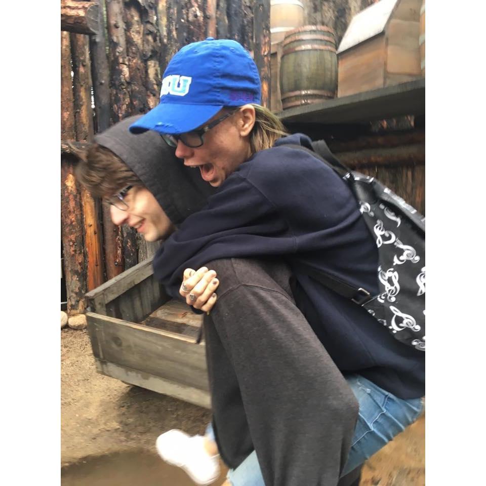 Being goofy