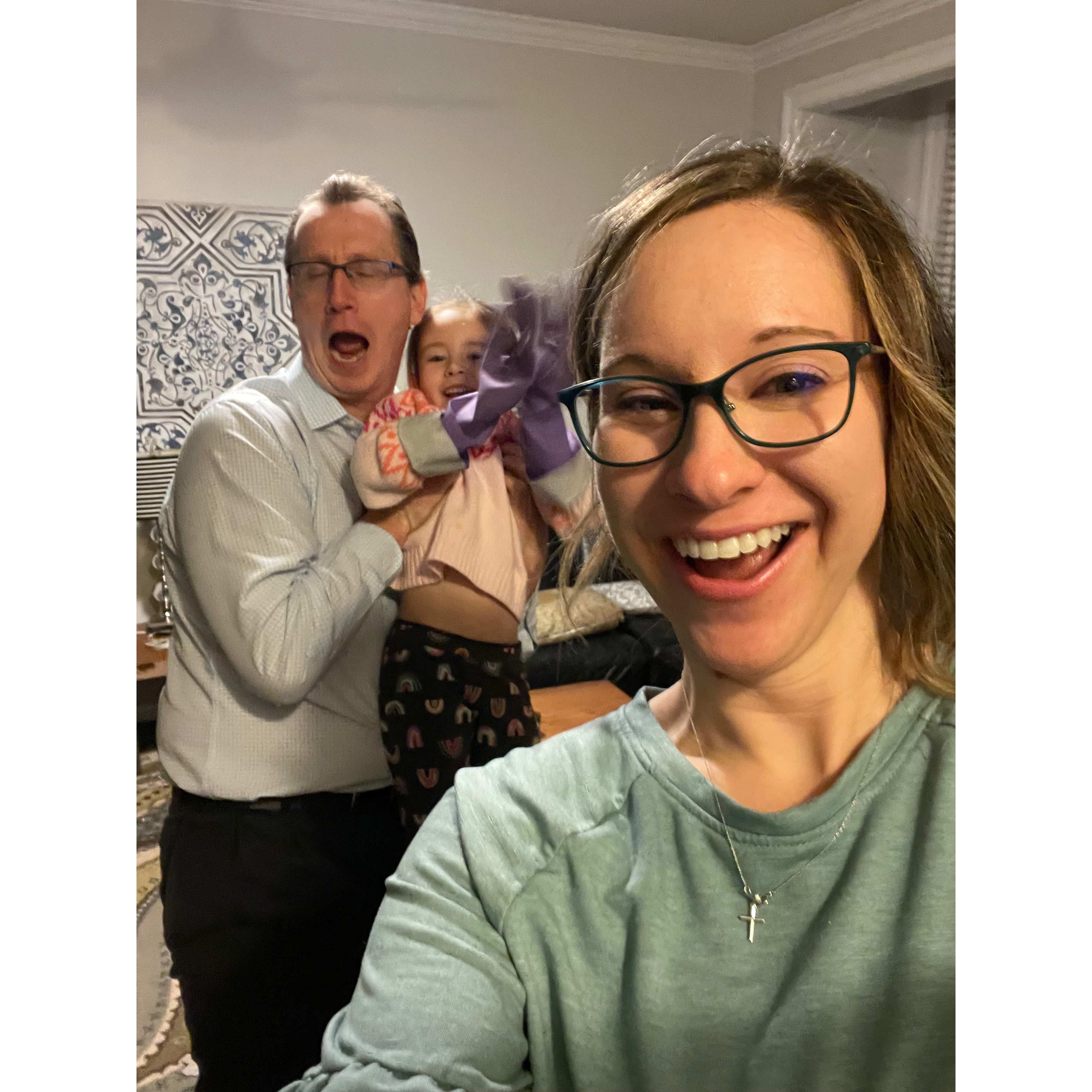 silly evening with Ella