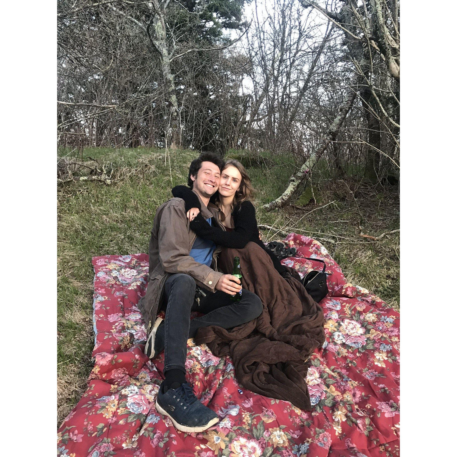 2019, we found a geo-caching thing at one of sarahs favorite spots