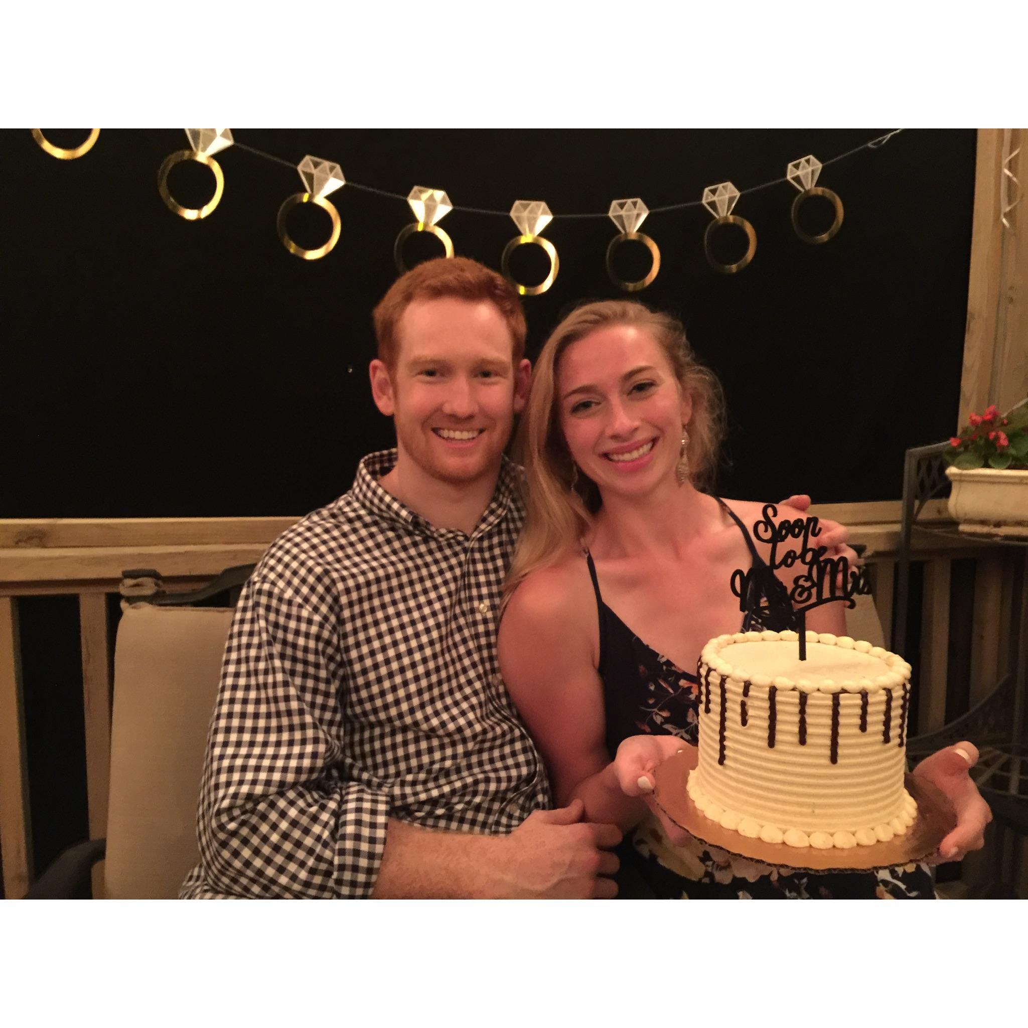 my family had a little party when we got back to the house