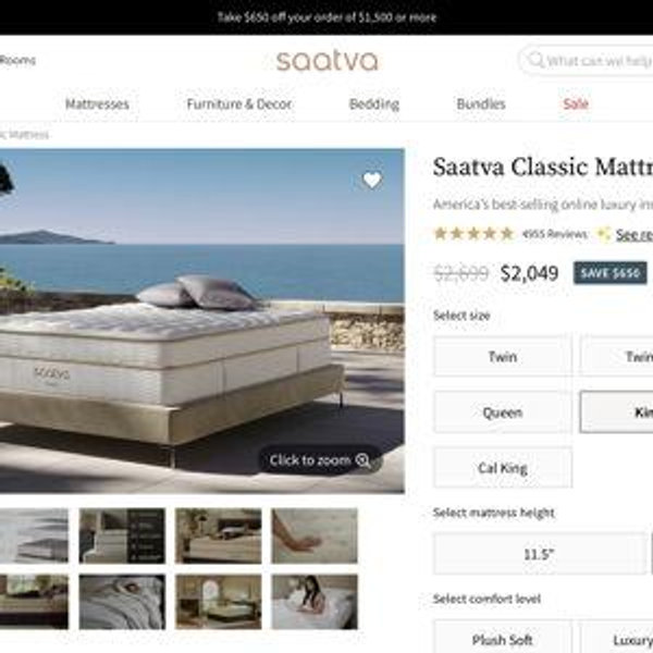 New mattress