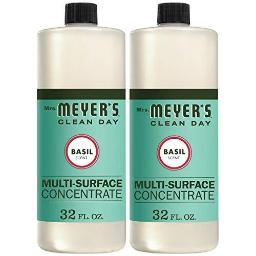 Mrs. Meyer's Clean Day Multi-Surface Concentrate, Basil, 32 fl oz, 2 ct