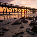 Sunset At Sasco Hill Beach